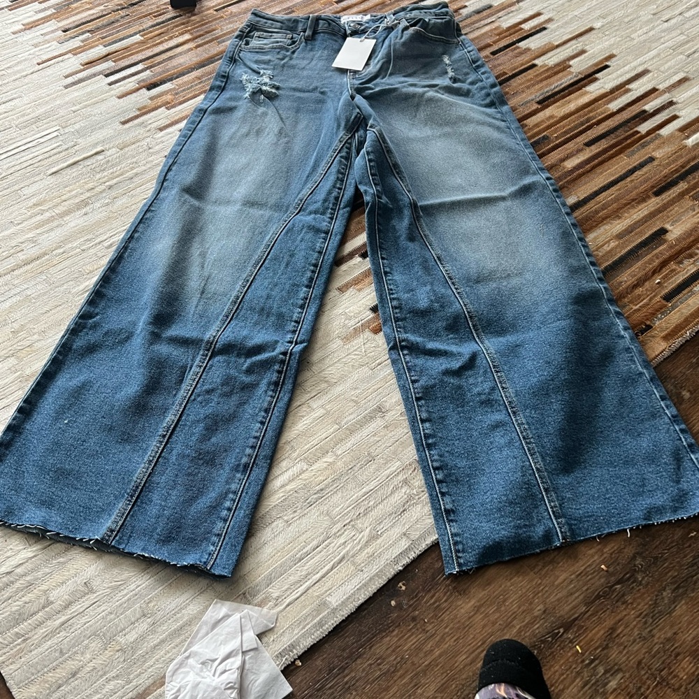 Cello Flare Jeans in Classic Blue